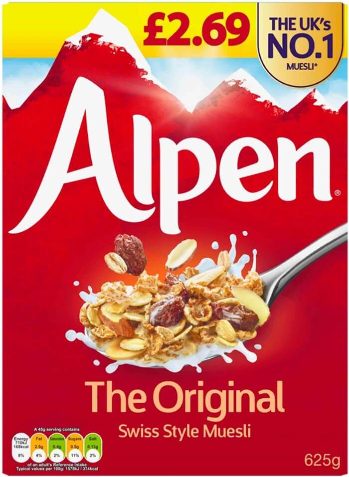 Alpen Original 625g £2.69