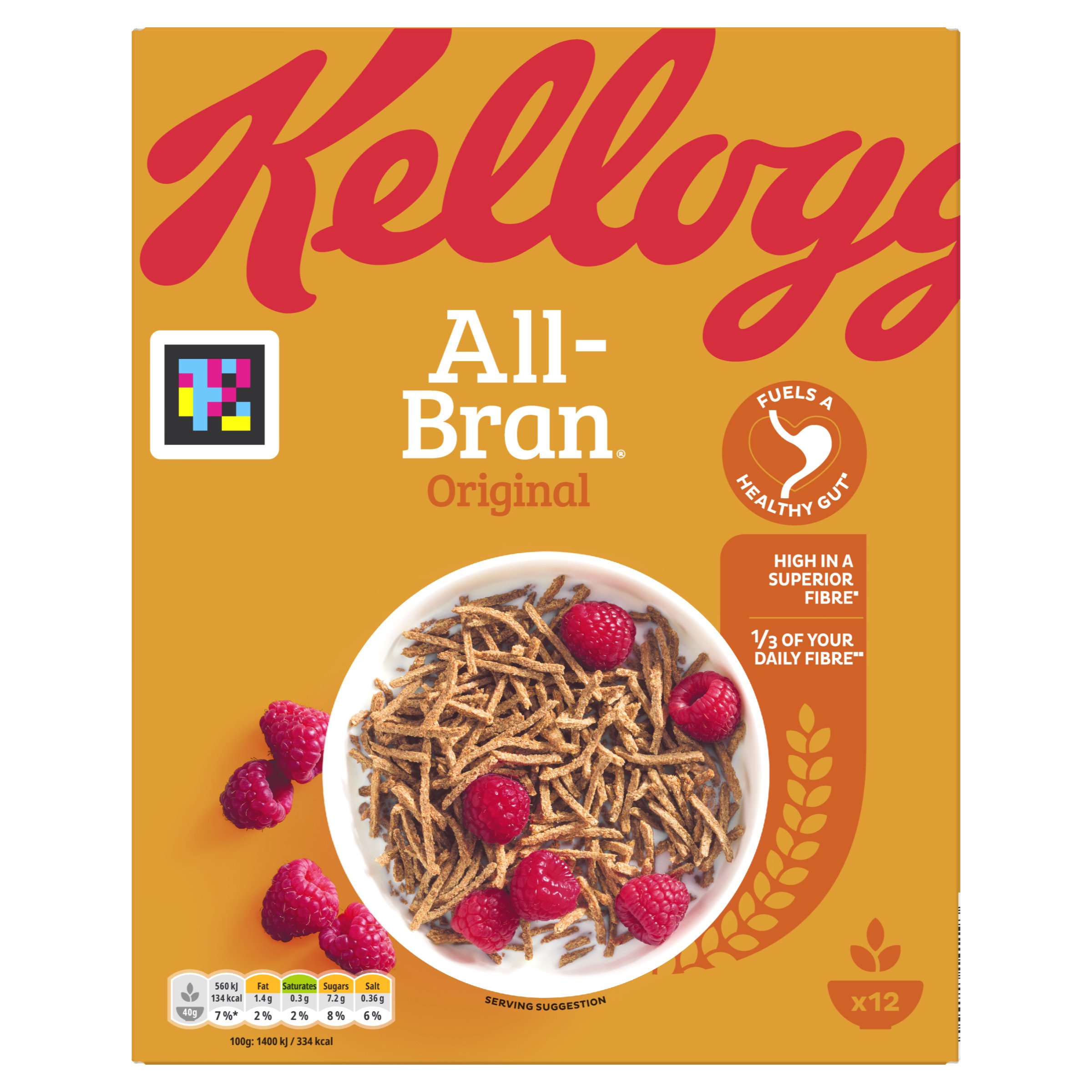 Kellogg's All-Bran Original Breakfast Cereal 500g