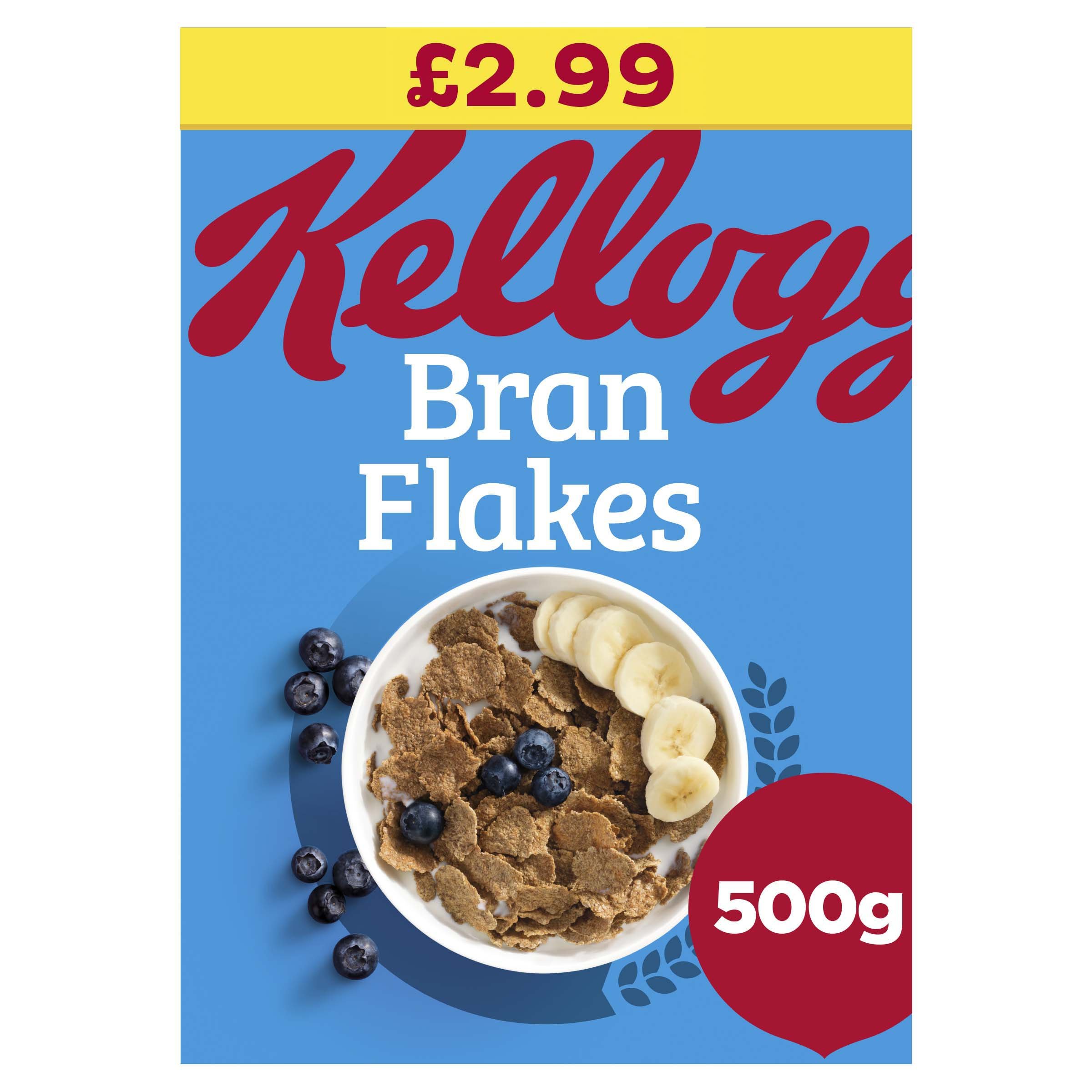 Kellogg's Bran Flakes Cereal 500g PMP