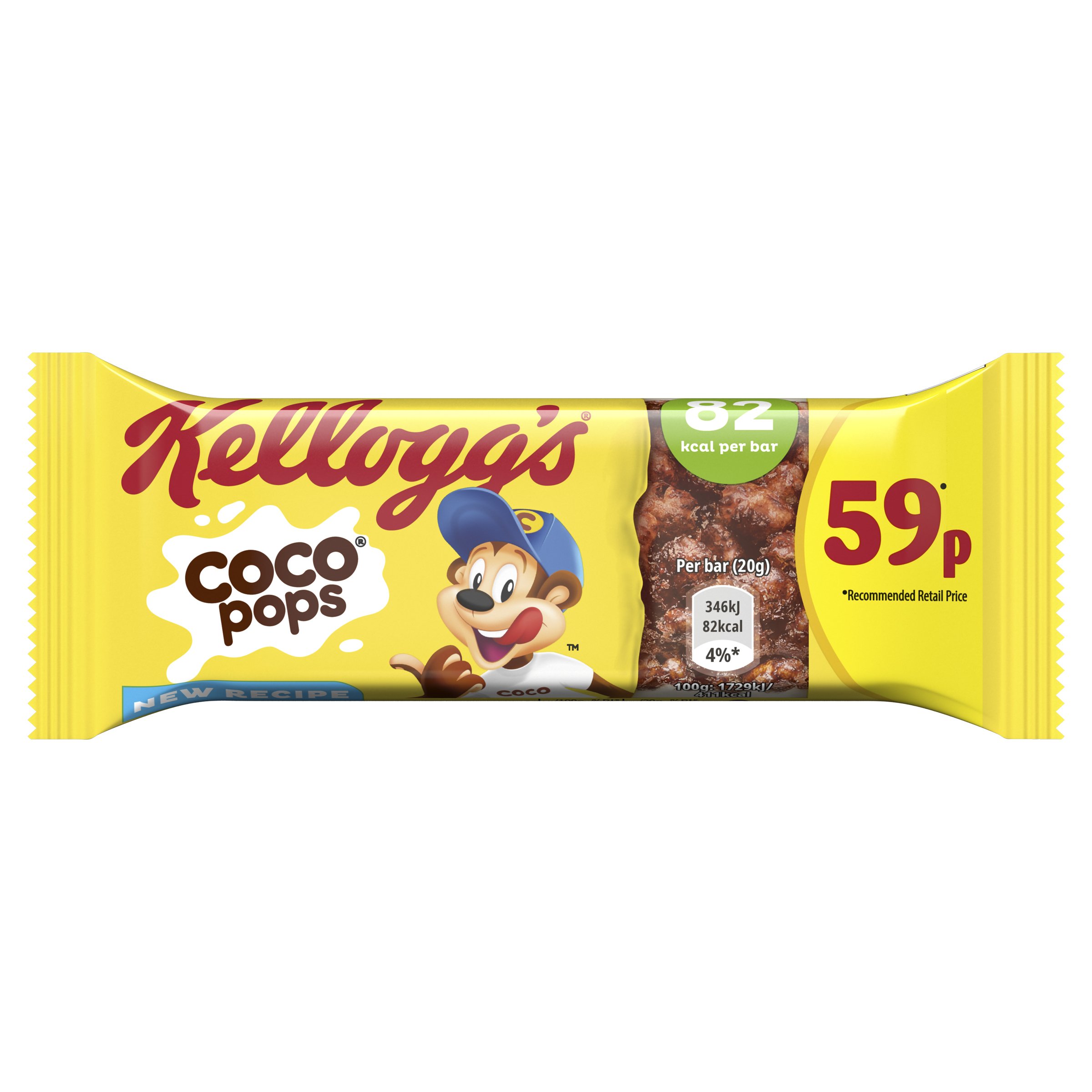 Kellogg's Coco Pops Cereal Bar 25x20g - PMP
