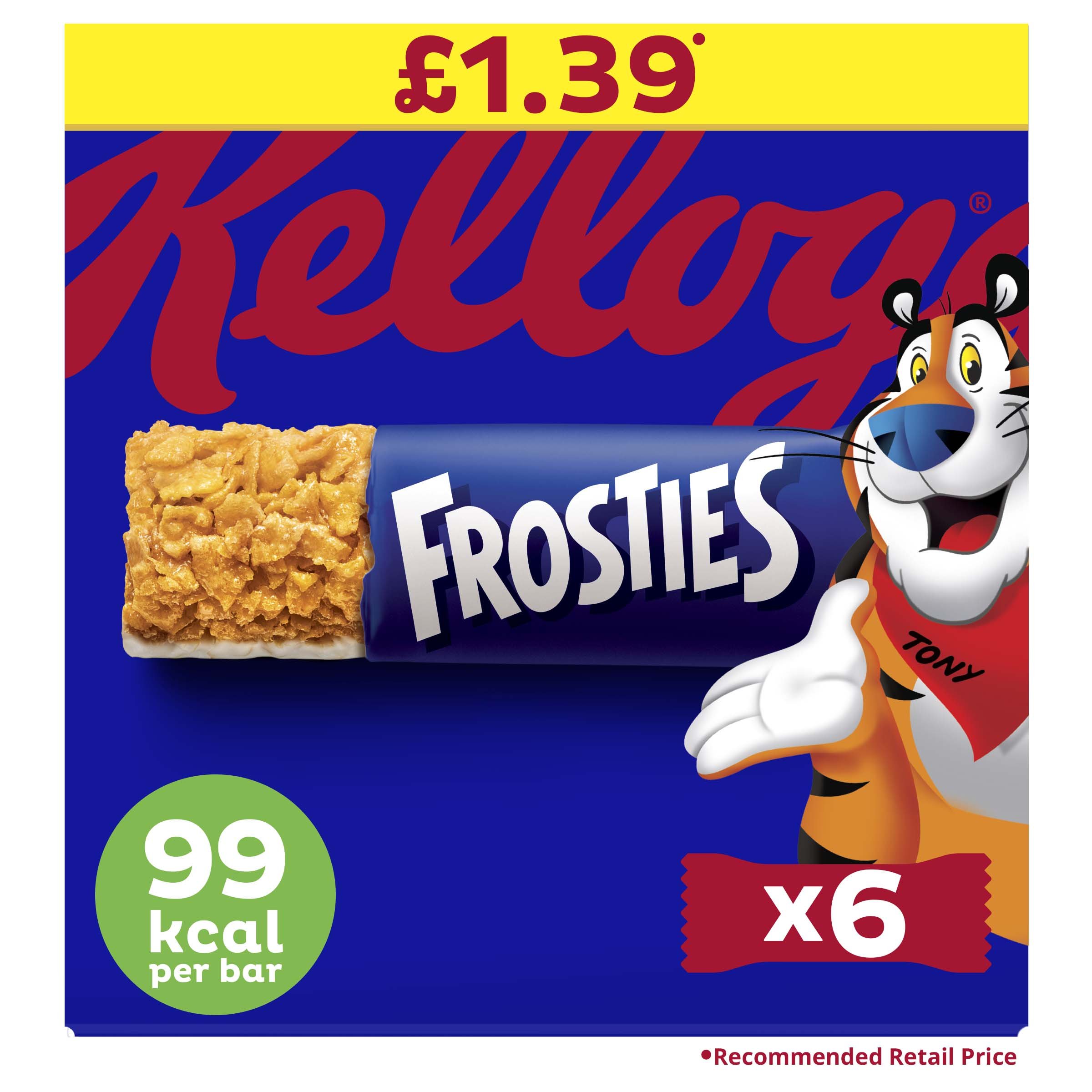 Kellogg's Frosties Cereal Bars 6x25g PMP