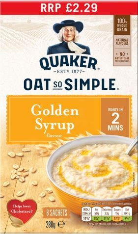 Quaker Golden Syrup x8 £2.29