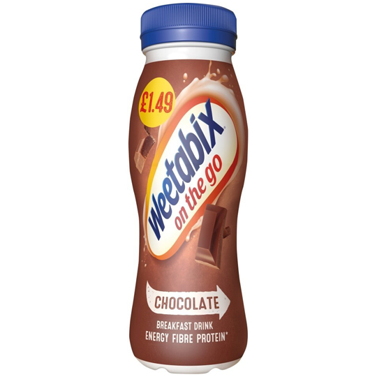 Weetabix On The Go Chocolate Breakfast Drinks Case 8 x 250ml PMP £1.49