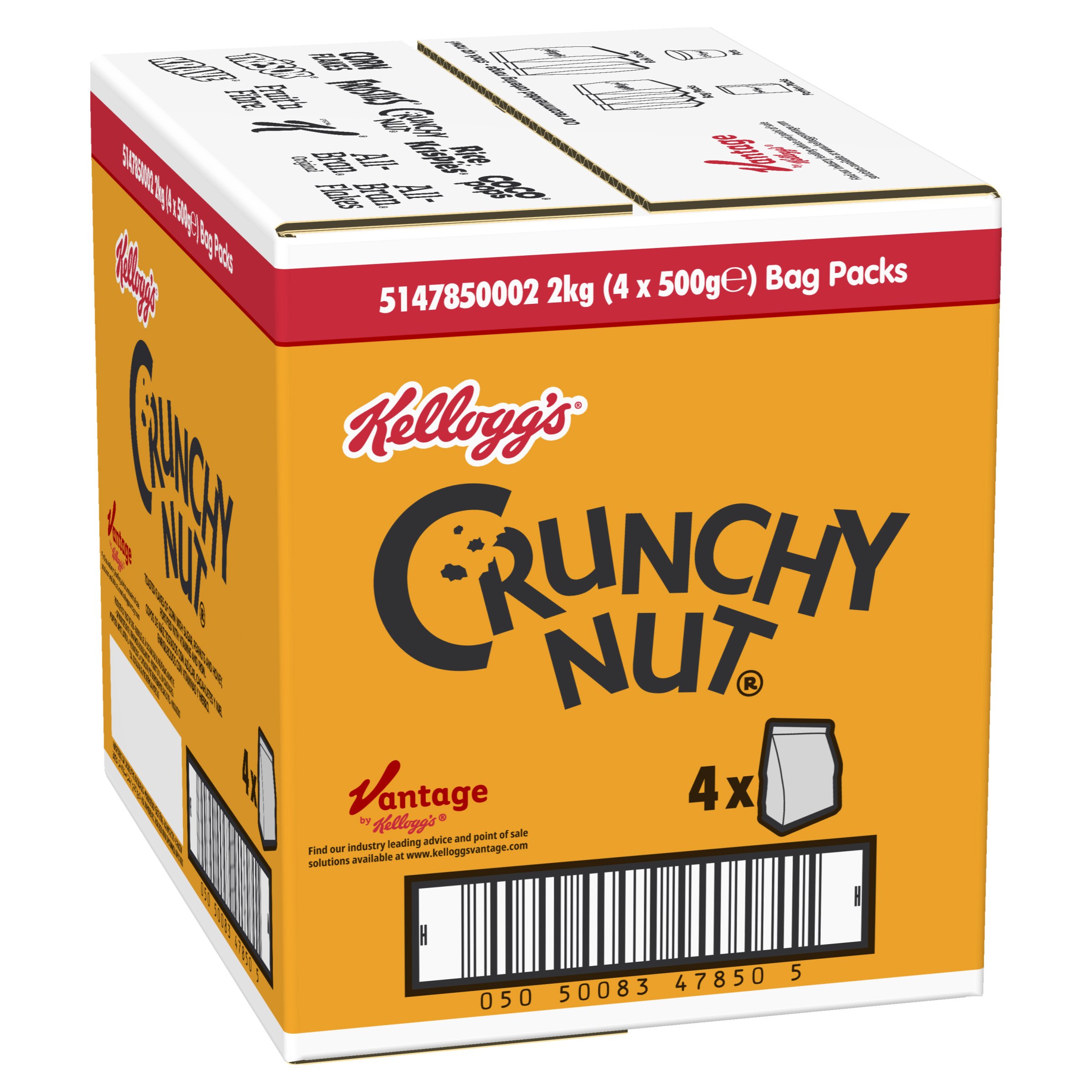 Kellogg's Crunchy Nut Corn Flakes Cereal 500g